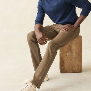Faherty Stretch Terry 5-Pocket Pant